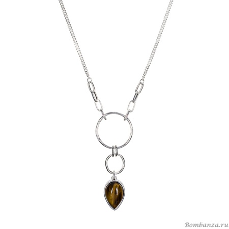 Колье Fiore Luna, TIGER EYE